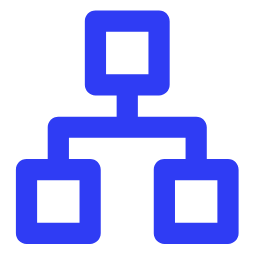 Organization Icon, organization,structure,hierarchy