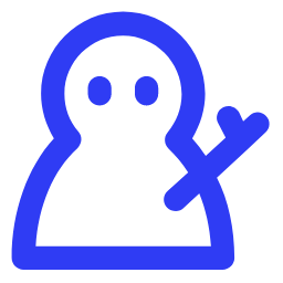 Snowman Icon, snowman,winter,fun