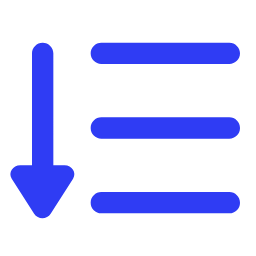 Sort Icon, sort,arrow,line