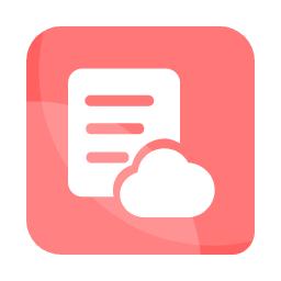 Cloud Resource Business Application Form Icon, cloud resource,application