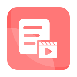 Teaching Video and News Video Shooting and Production Application Form Icon, video,shooting production