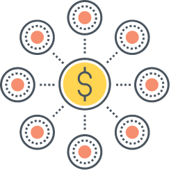 Affiliate Marketing Icon, affiliate marketing,revenue