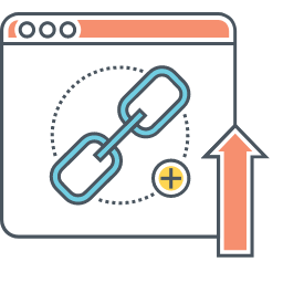 Backlinks Building Icon, backlinks,SEO