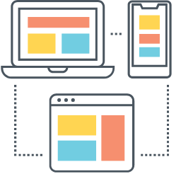 Responsive Design Icon, responsive design,web