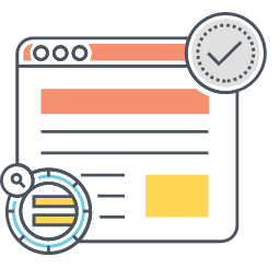 Retina Ready Web Design Icon with Browser and Magnifying Glass Icon, retina ready web design,browser,magnifying glass