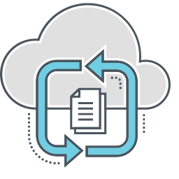 Synchronizing Icon, synchronizing,cloud