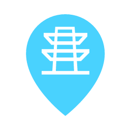 Iron Tower Point Icon, tower,point