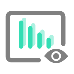 Visual Management Icon, visual management,monitoring,graph
