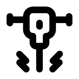 Jackhammer Icon, jackhammer,construction,tool