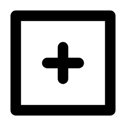 Plus Square Icon, plus,square,add