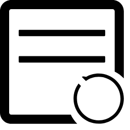 Rollback Icon, rollback,document,arrow