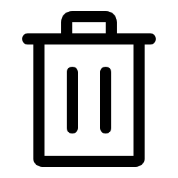 Web Template Delete Icon, web - template,delete,operation