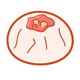 Char Siu Bao Icon, char siu bao,Cantonese dim sum