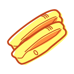 Fried Dough Stick Icon, fried dough stick,snack