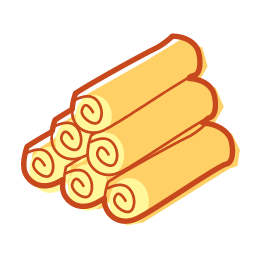 Spring Roll Icon, spring roll,dim sum