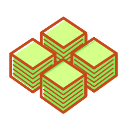 Thousand - Layer Cake Icon, thousand - layer cake,dim sum
