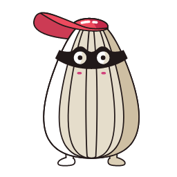 Sunflower Seed Cartoon Character Icon, sunflower seed,cartoon,masked