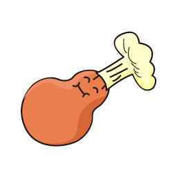 Chicken Leg Icon, chicken leg,meat