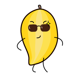 Cartoon Mango Icon, mango,fruit,snack