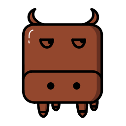 Beef Granule Character Icon, beef,granule,character