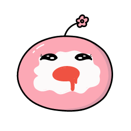 Mochi Character Icon, mochi,snack,character