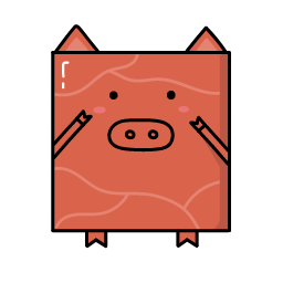 Pork Jerky Character Icon, pork,jerky,character
