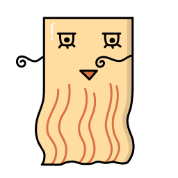 Squid Slice Character Icon, squid,slice,character