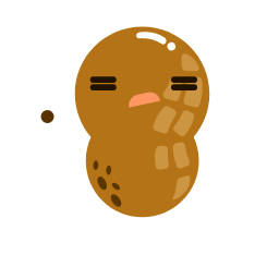 Cartoon Peanut Icon, peanut,nut,cartoon nut