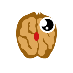Cartoon Walnut Icon, walnut,nut,cartoon nut