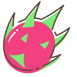 Dragon Fruit Icon, dragon fruit,fruit,pink