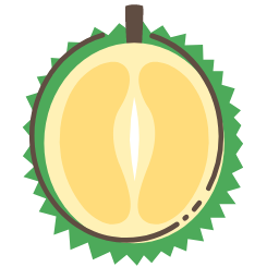 Durian Icon, durian,fruit,green