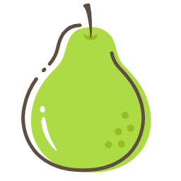 Pear Icon, pear,fruit,green