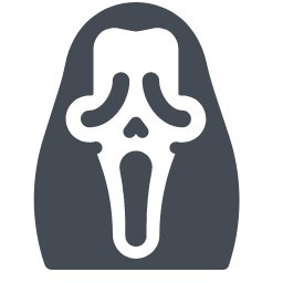 Ghost Face Halloween Icon, ghost face,Halloween,spooky