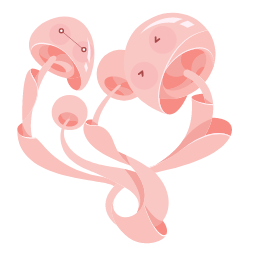 Pink Flammulina Icon, flammulina,mushroom,pink flammulina