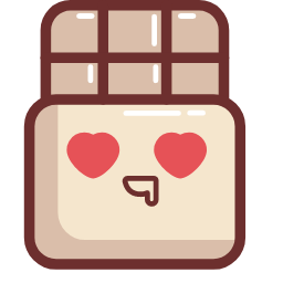 Chocolate - like Food Character Icon, chocolate,food character