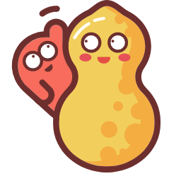 Peanut Characters Icon, peanut,food character