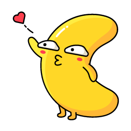 Cartoon Cashew Icon, cashew,nut,cartoon food