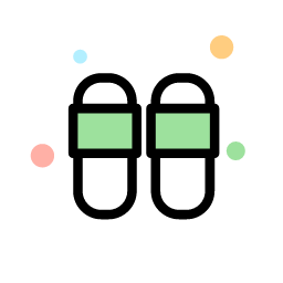 Slippers Icon, slippers,shoes,accessory