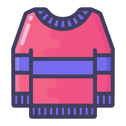 Cartoon Sweater Icon, sweater,clothing,fashion