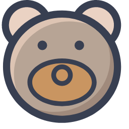 Bear Icon, bear,wild animal