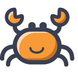 Crab Icon, crab,sea animal