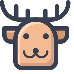 Deer Icon, deer,wild animal