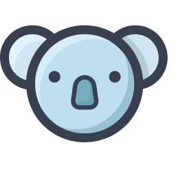 Koala Icon, koala,wild animal