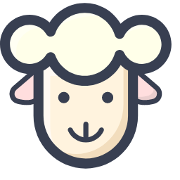 Sheep Icon, sheep,farm animal
