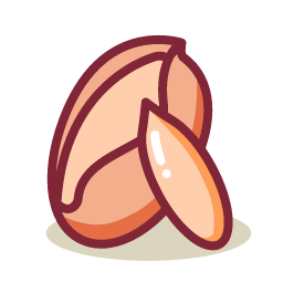 Almond Icon, almond,nut