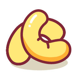 Cashew Nut Icon, cashew,nut