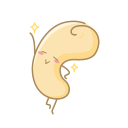 Cartoon Cashew Nut Icon, cashew nut,cartoon nut