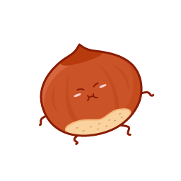 Cartoon Chestnut Icon, chestnut,cartoon nut
