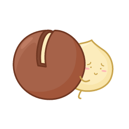Cartoon Macadamia Nut Icon, macadamia nut,cartoon nut