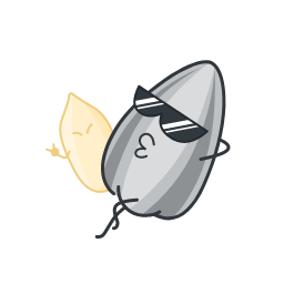 Cartoon Melon Seed Kernel Icon, melon seed kernel,cartoon snack